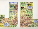 Birthday LifeMap in the shape of the letters J and L