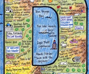 Retirement LifeMap in the shape of the letter D Retirement LifeMap in the shape of the letter D
