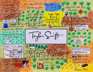 LifeMap of Taylor Swift Songs LifeMap of Taylor Swift Songs
