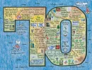 Birthday LifeMap in the shape of the number 70