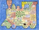 Locomotive shaped Birthday LifeMap